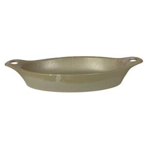 Corningware Creations Stoneware 12 oz Oval Au Gratin Baking Dish Casserole